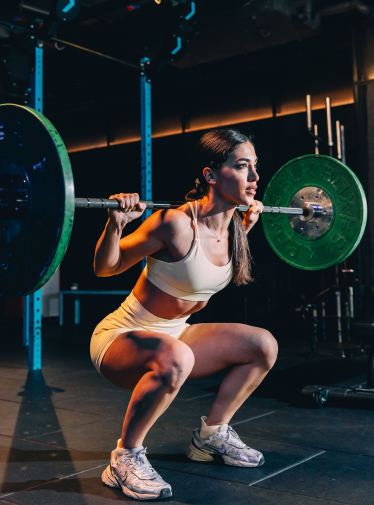 Olympic weightlifting area